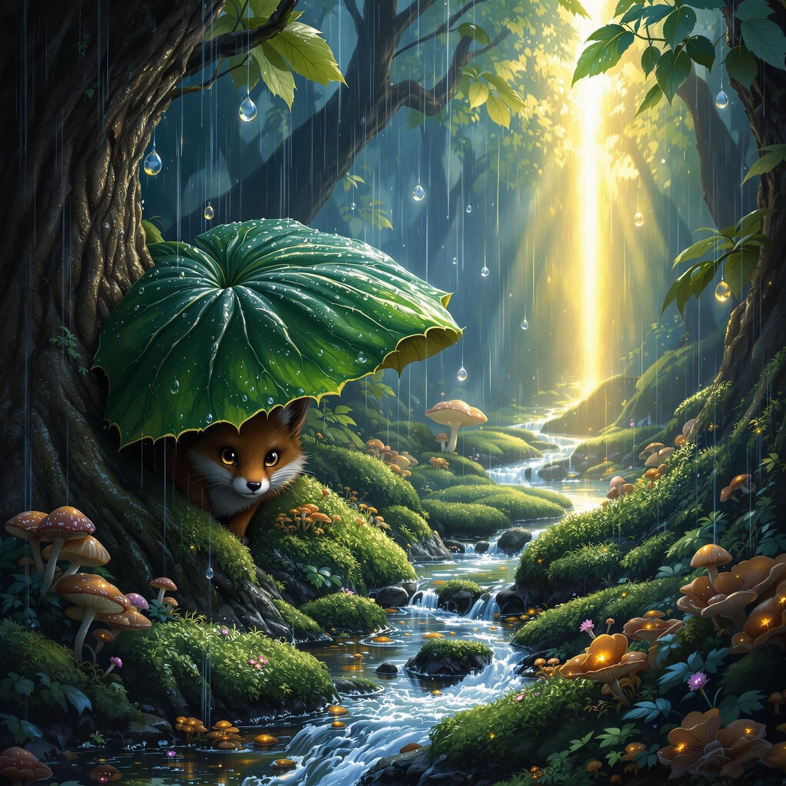 Forest Shower  by @Rogue Bayman