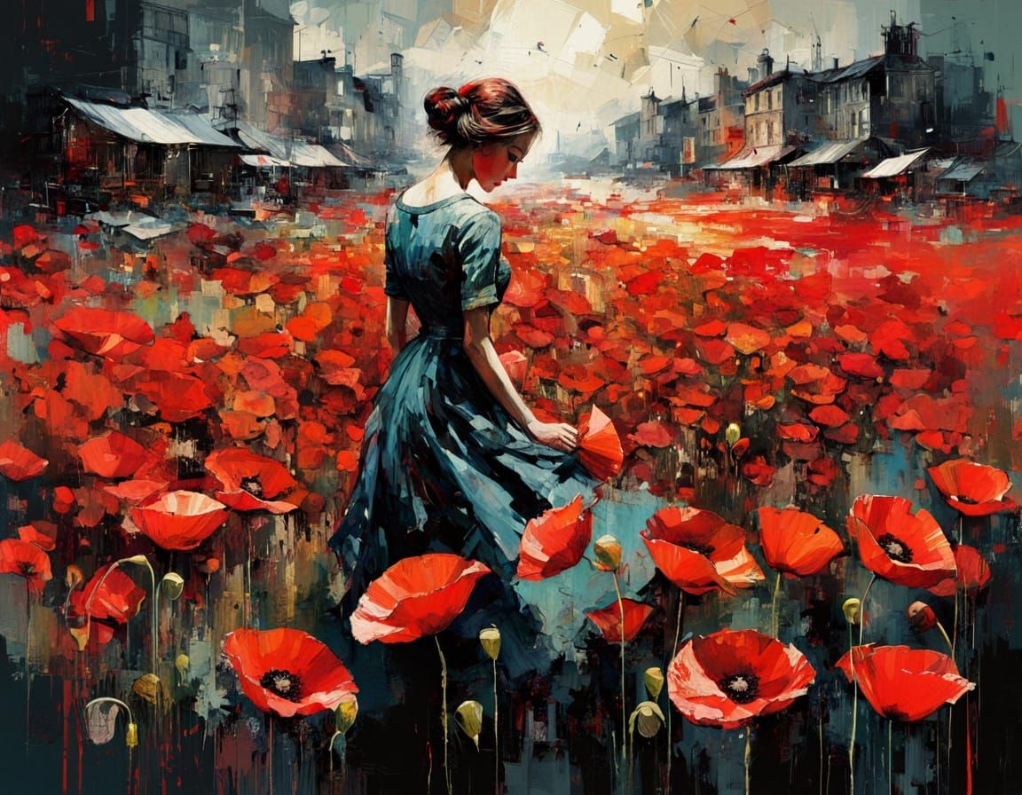 A sea of flowers  by @Yellow