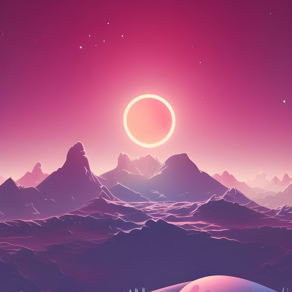 Moon Ring - AI Generated Artwork - NightCafe Creator