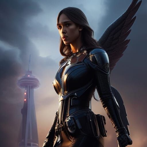 Jessica Alba as dark angel in dystopian seattle