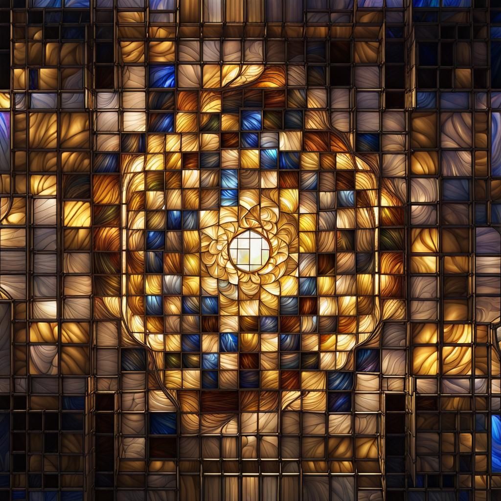 Abstract Stained Glass