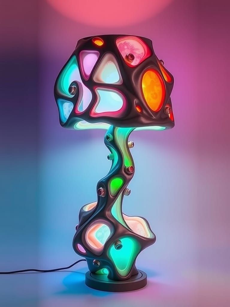 The most unconventional lamp we have ever seen  by @Linderlin