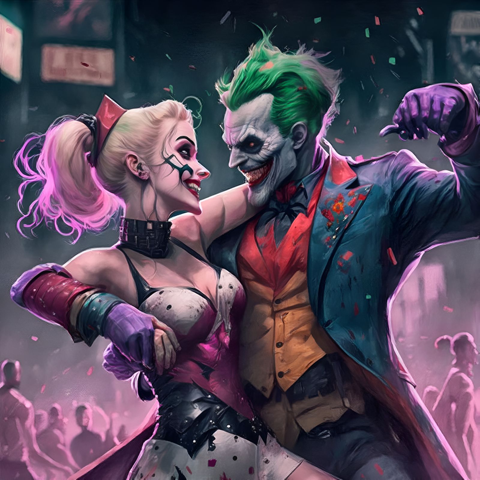 Midjourney: Laughy Lovey Dovey Dancey