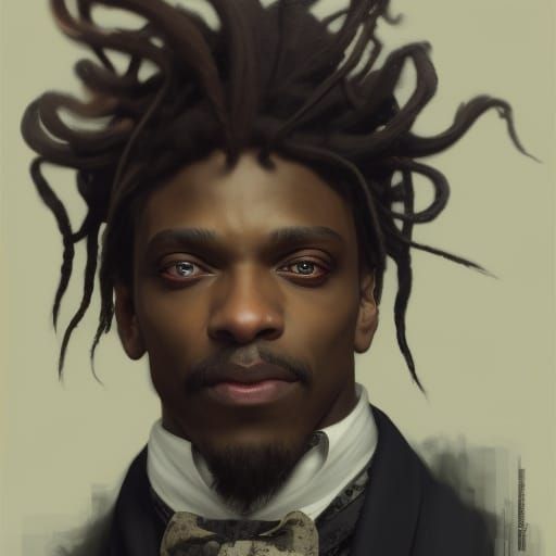 Black Dorian Gray 2 - AI Generated Artwork - NightCafe Creator