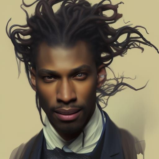 Black Dorian Gray 3 - AI Generated Artwork - NightCafe Creator