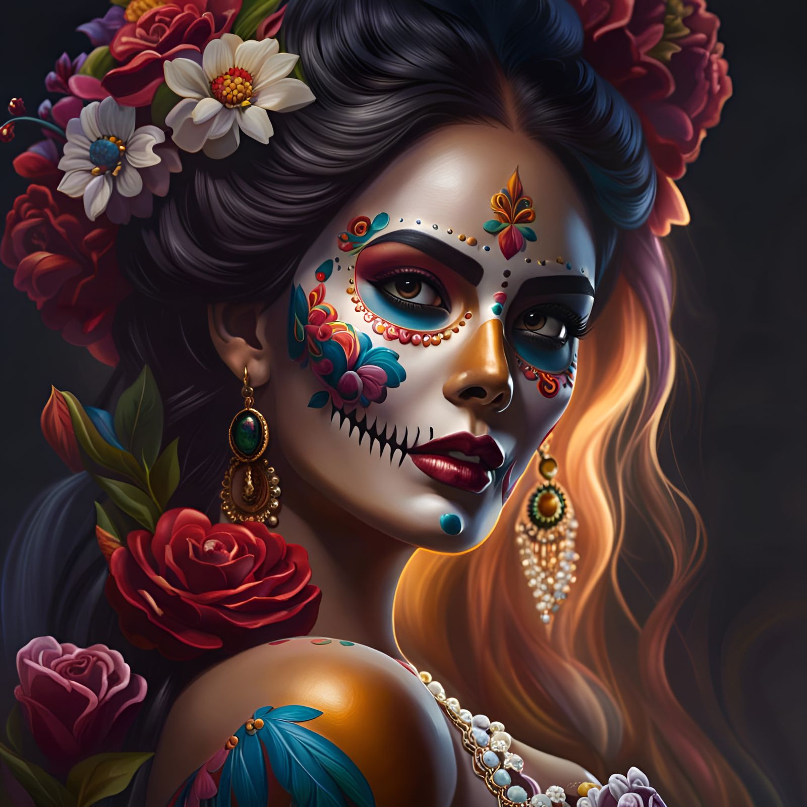 A Perfect Face For A Celebration  by @Brenda Lynn