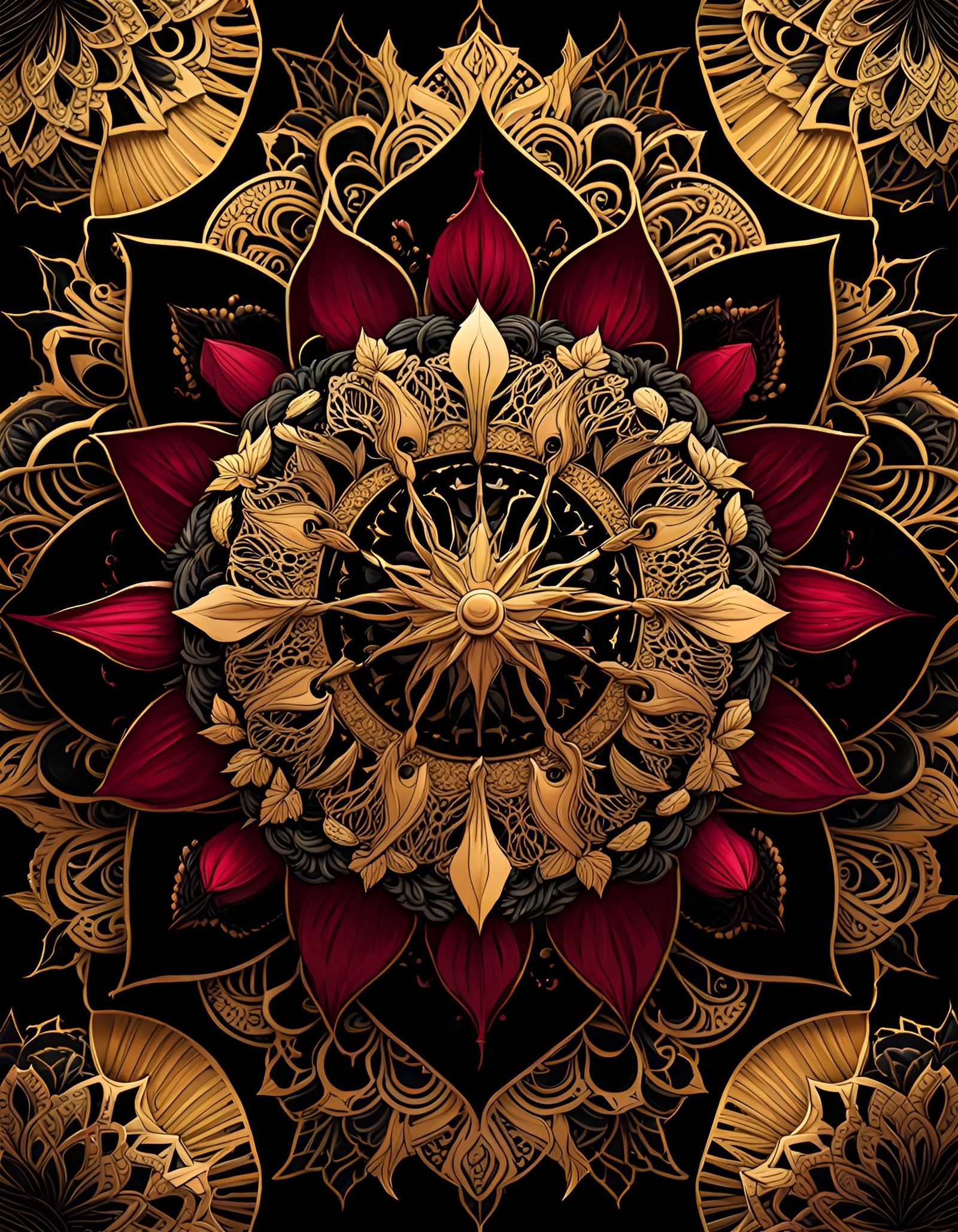 Mandala  by @Prettysleepy Art