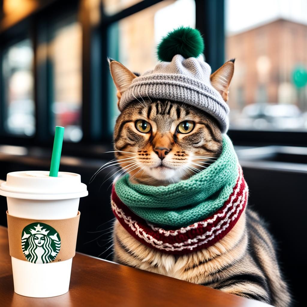 Starbucks cat pt.2