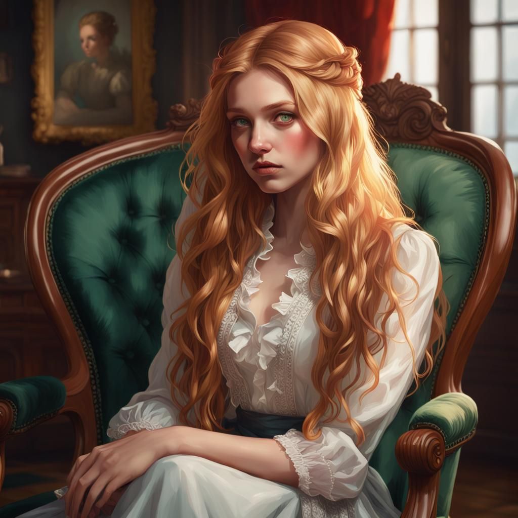 Victorian girl  by @Deborah