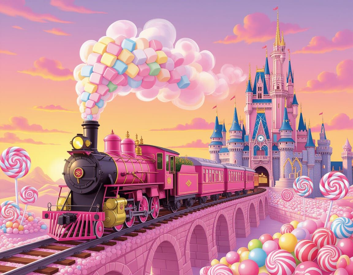 Candyland express  by @Jane Jay