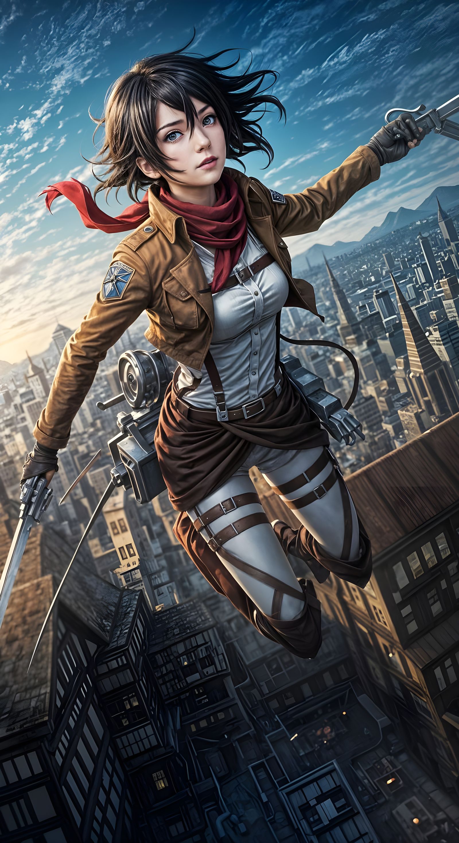 Mikasa   by @GunslingerT