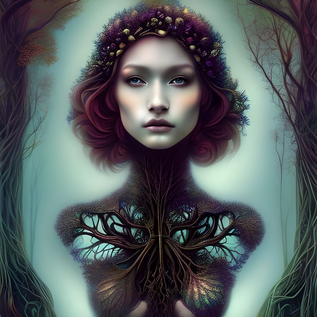 Anatomy Forest Fairie - AI Generated Artwork - NightCafe Creator