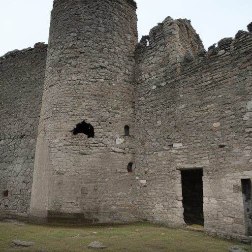 Ruins of a medieval castle