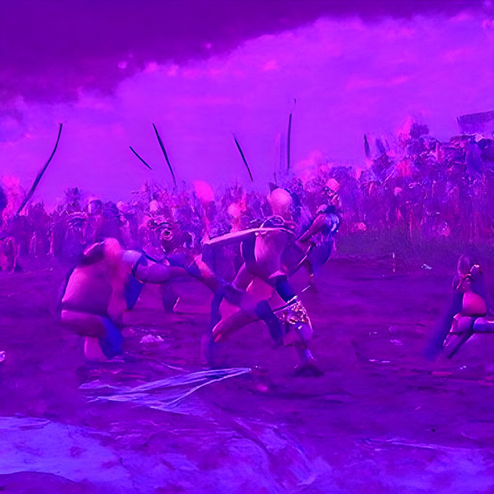 Clash between warriors