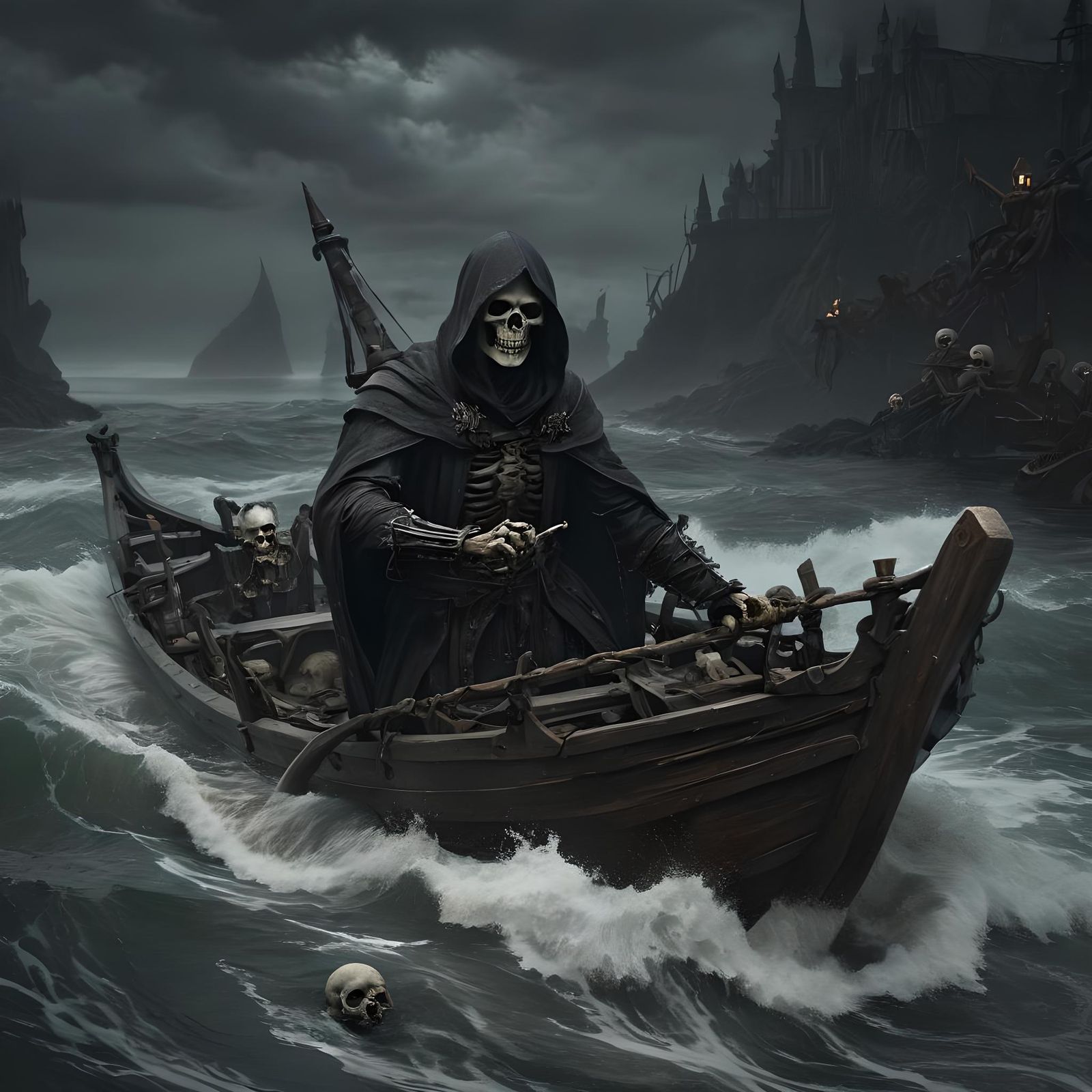 The Ferryman, Charon  by @SEA_HAG