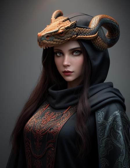 Viperia the Serpent Sorceress v4