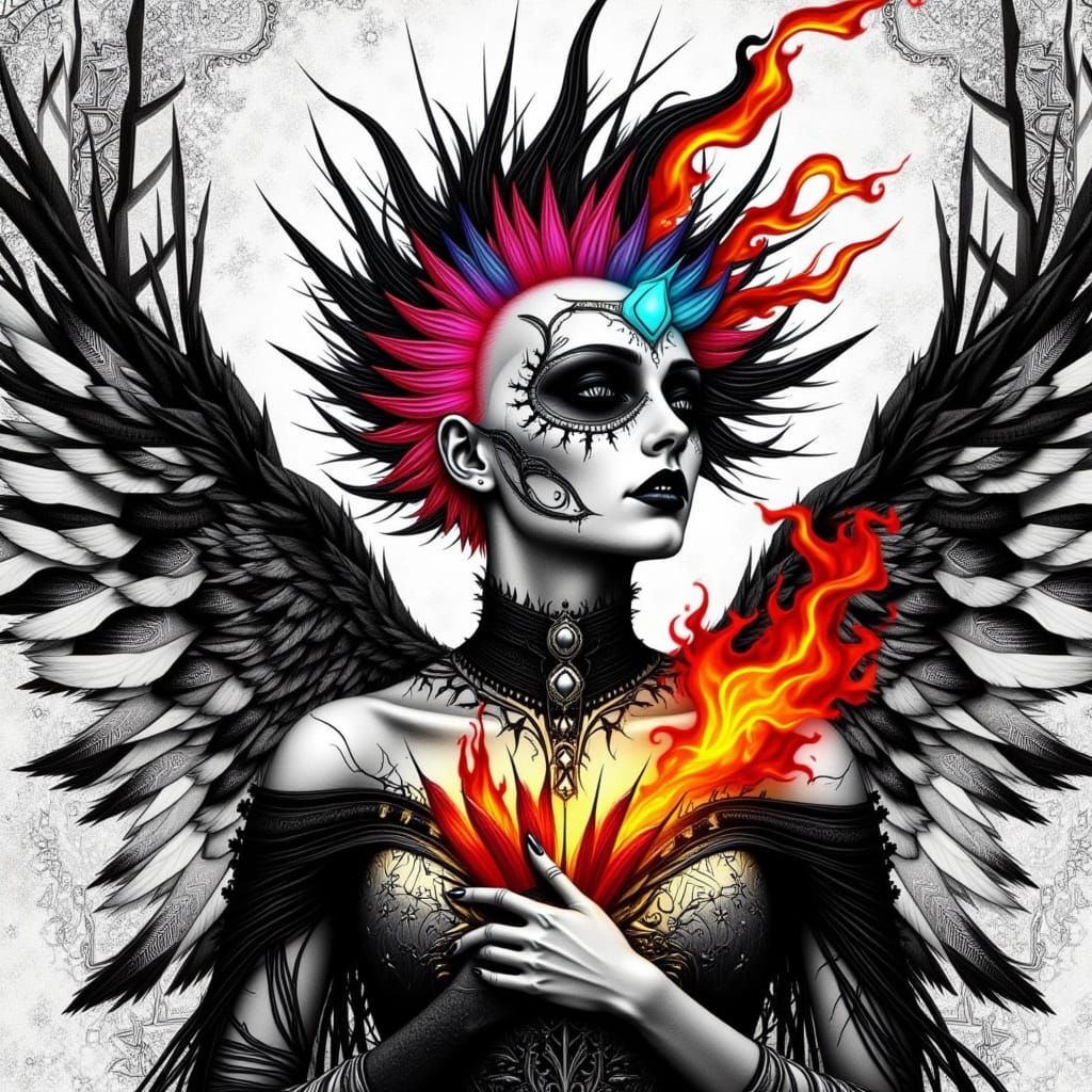 <lora:Colors Of Love:1.0> Angel