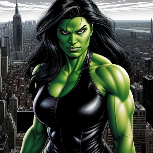 She-Hulk In The City