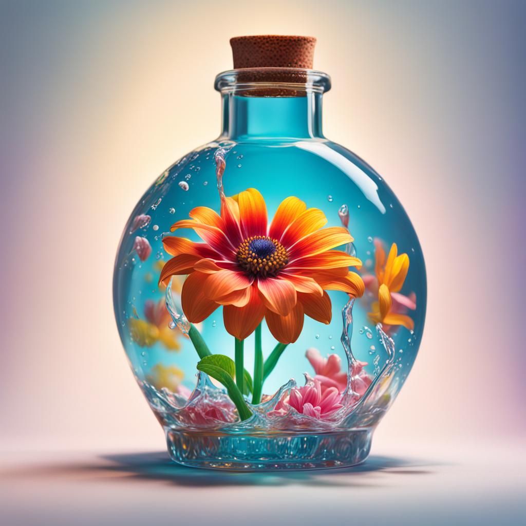 Flower in a Bottle