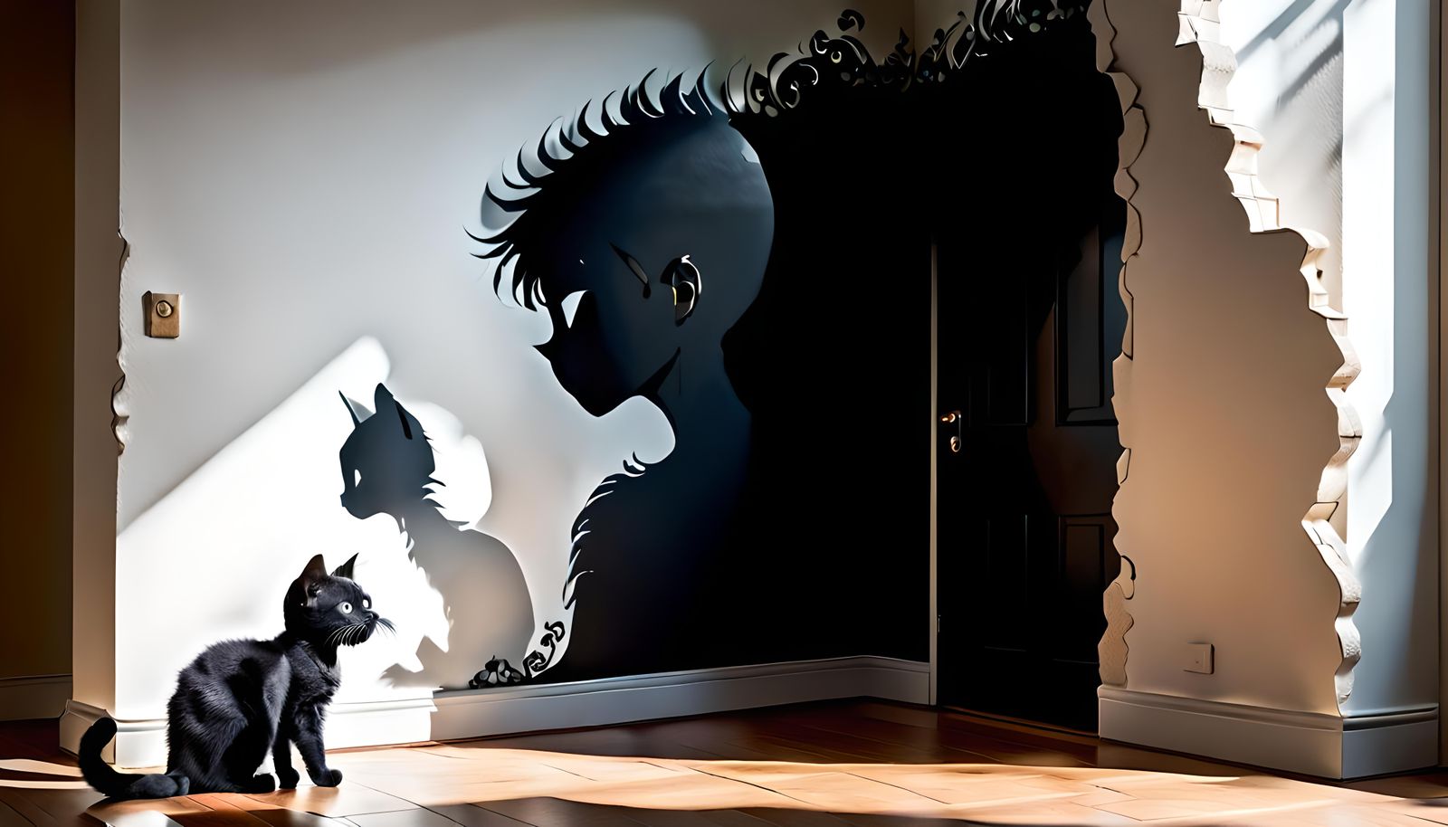 Black cats aren’t bad luck. They’re just misunderstood.  by @Lisi