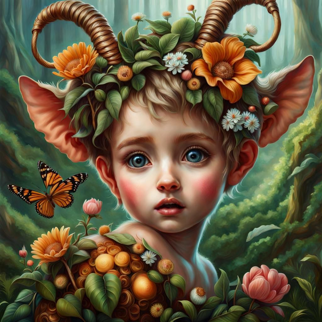 Baby Faun - AI Generated Artwork - NightCafe Creator