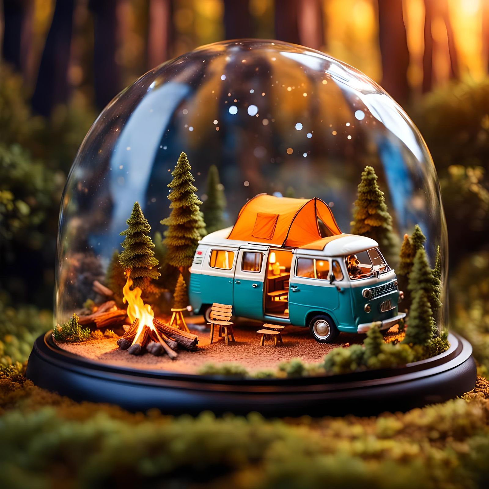 Miniature Camping  by @Jack Taylor