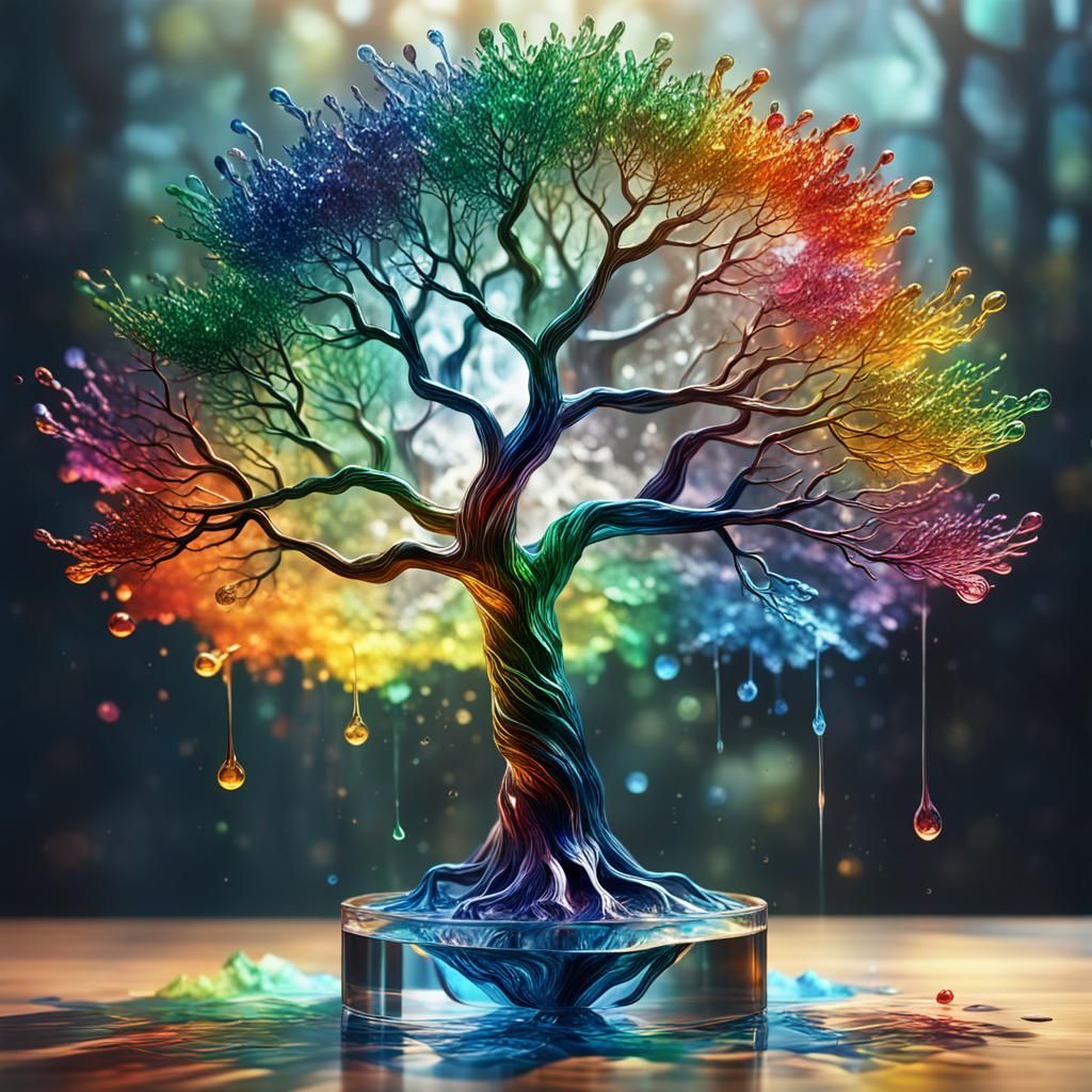 Glass Tree  by @Mila K