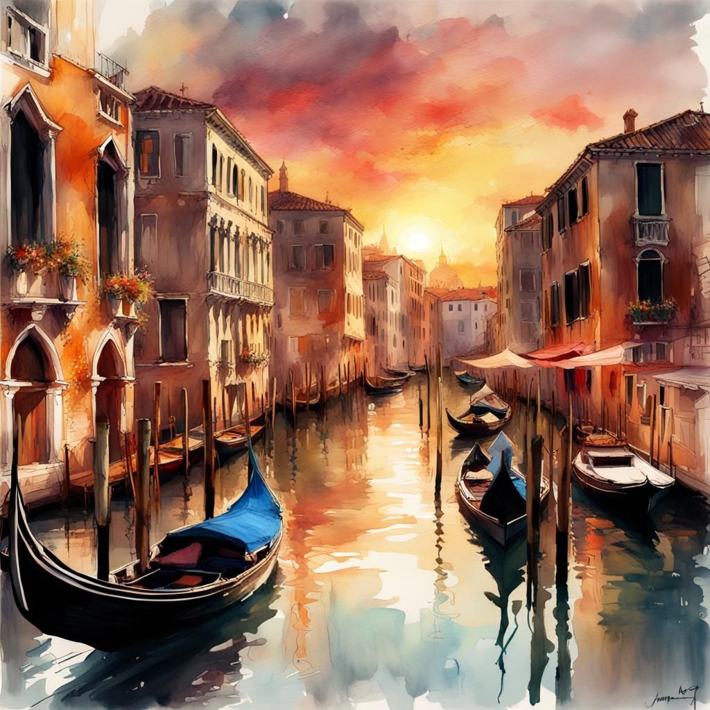 Venise - AI Generated Artwork - NightCafe Creator