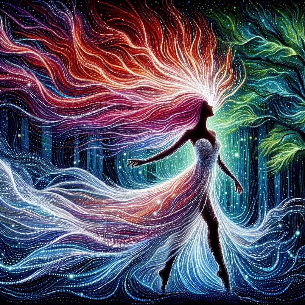 Opal fire dance. Crimson sparkle. Emerald echo. Amethyst spa...