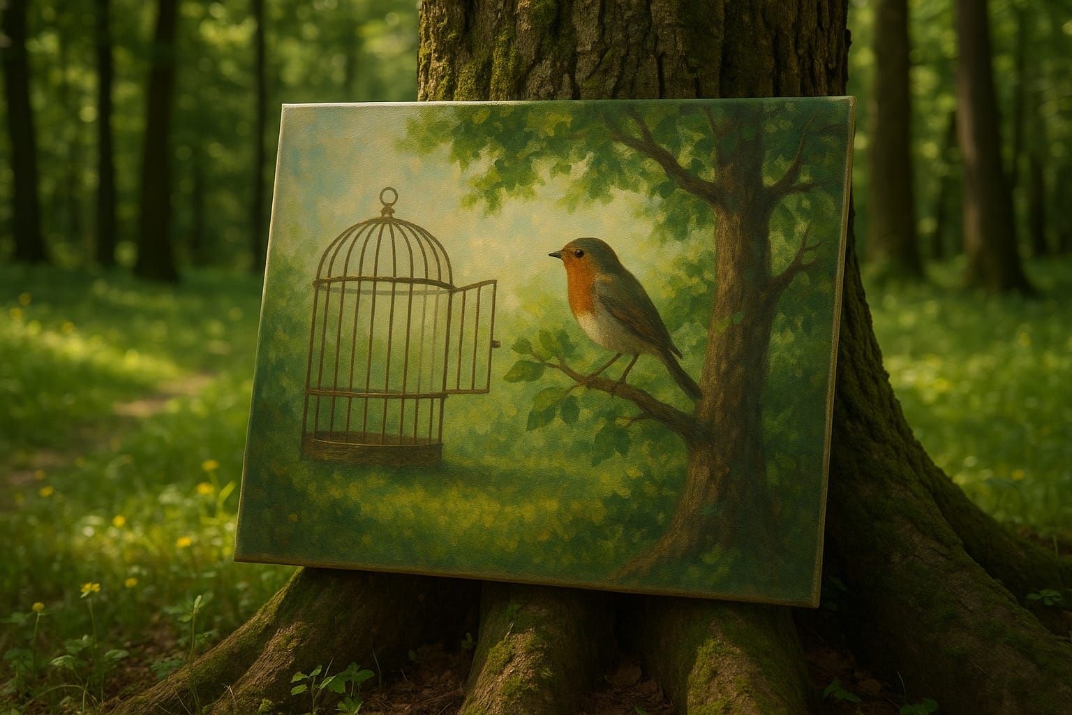 Pour faire le portrait d'un oiseau (Jacques Prévert)