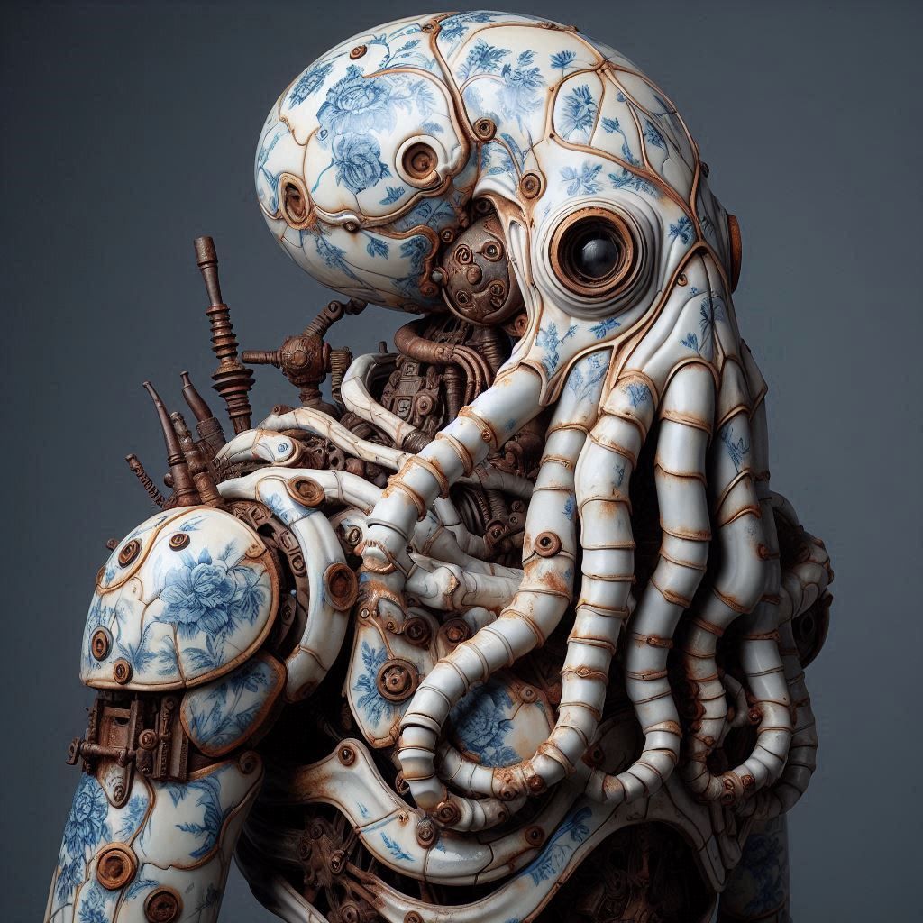 Porcelain Octopus King