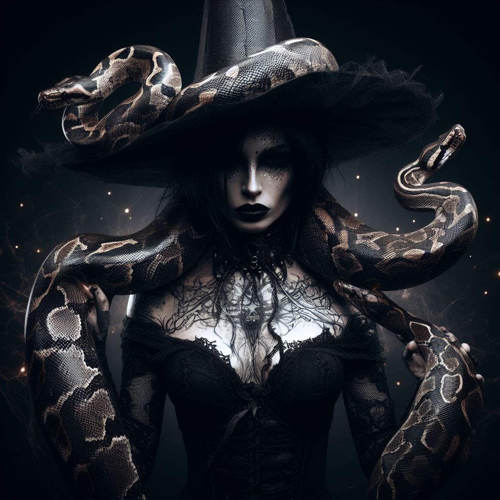 Witch and snake 2