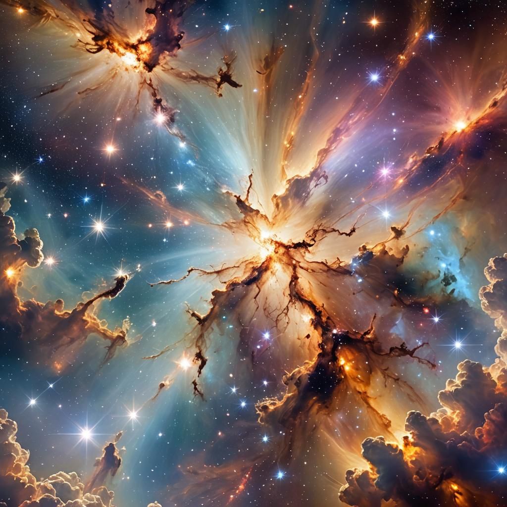 a view of the galaxy from AI