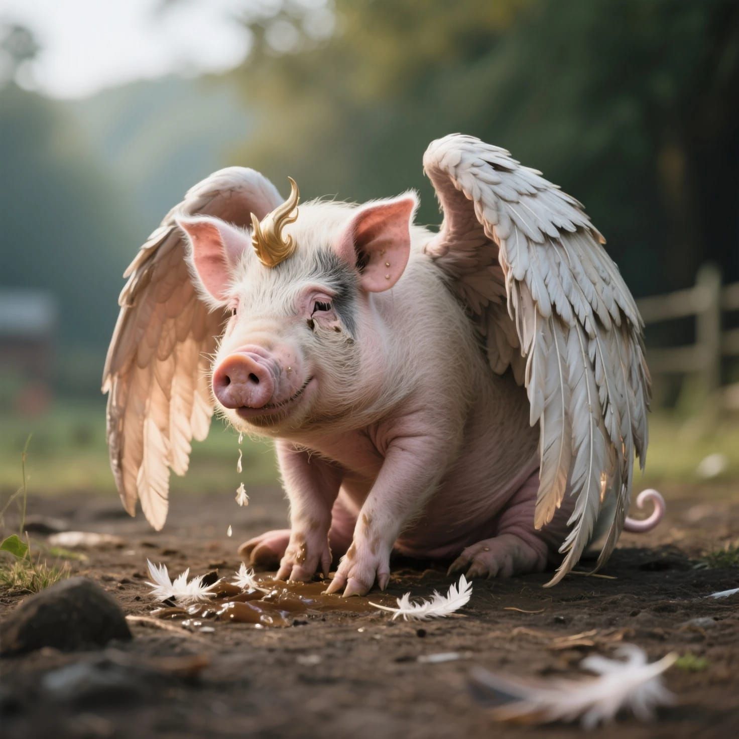 A Pigasus losing its Power of Flight (Gallery of 4)