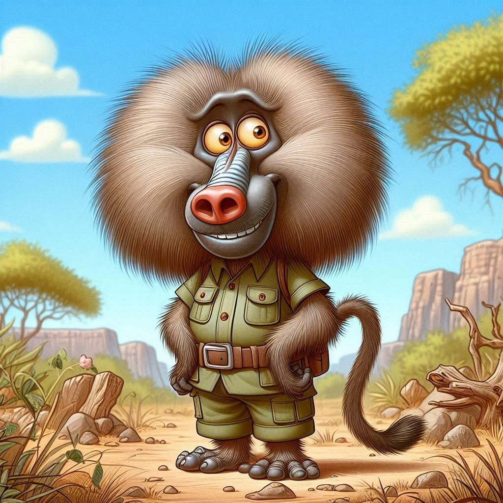 Nóg Bobbejane van dié Magaliesberg. - nr.8