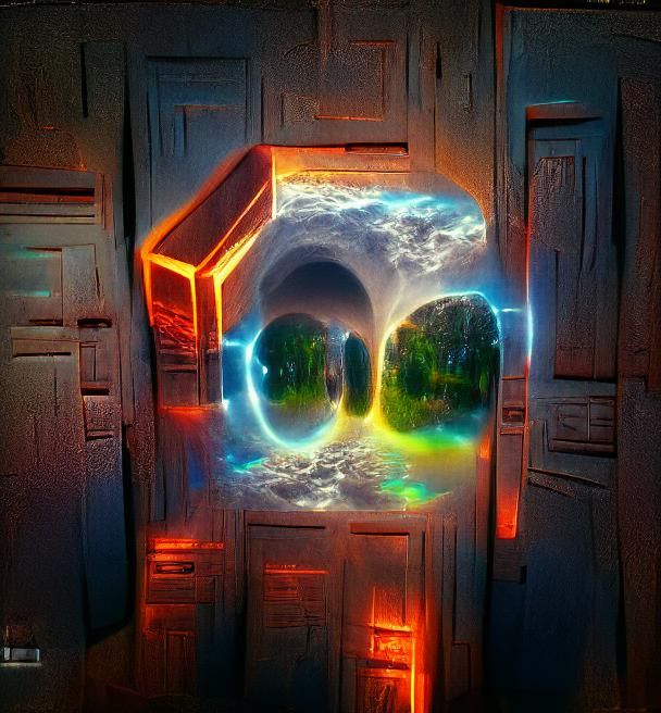 Portal to a new dimension - AI Generated Artwork - NightCafe Creator