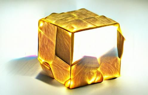 golden cube