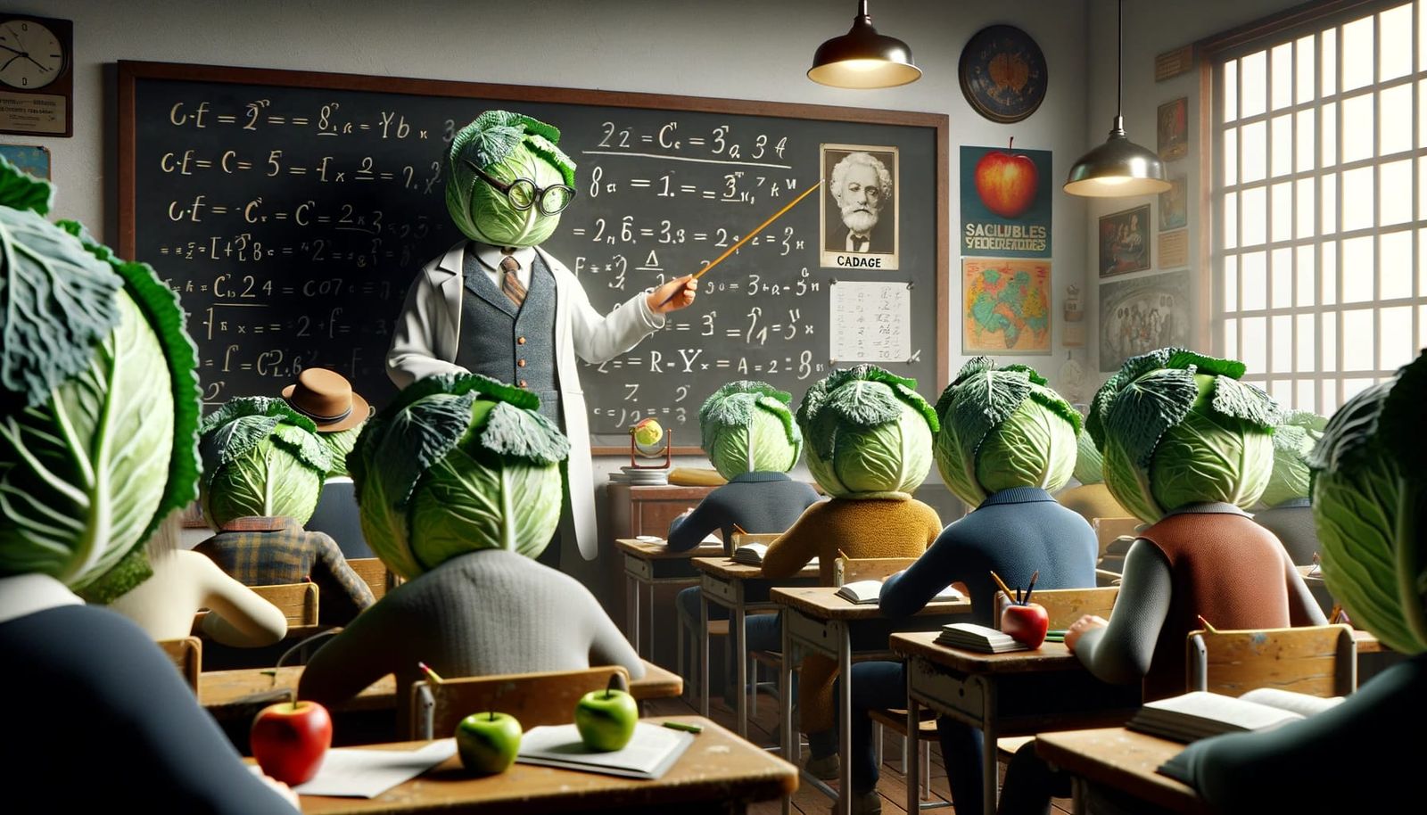 Where Cabbage Goes To Learn How To Be Coleslaw When They Grow Up