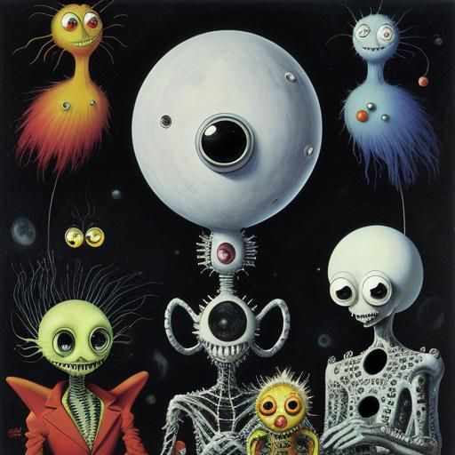 UFO Dr. Seuss Stephen Gammell Klasky Csupo Norman Rockwell T...