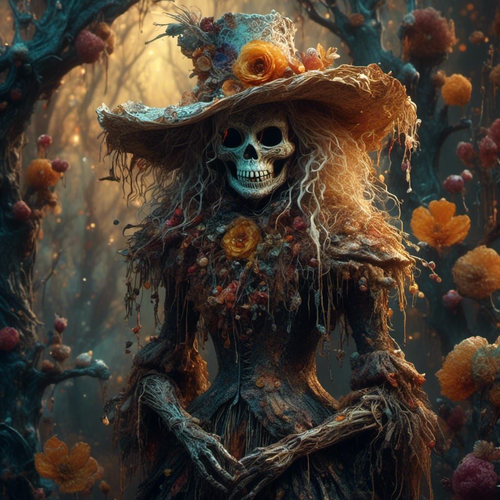 <lora:Liquid Pour Painting:1.0><lora:White Walker Fusion:1.0>  Whimsical atmosphere ▪ Enchanted forest ...  by @Wildflowers77 