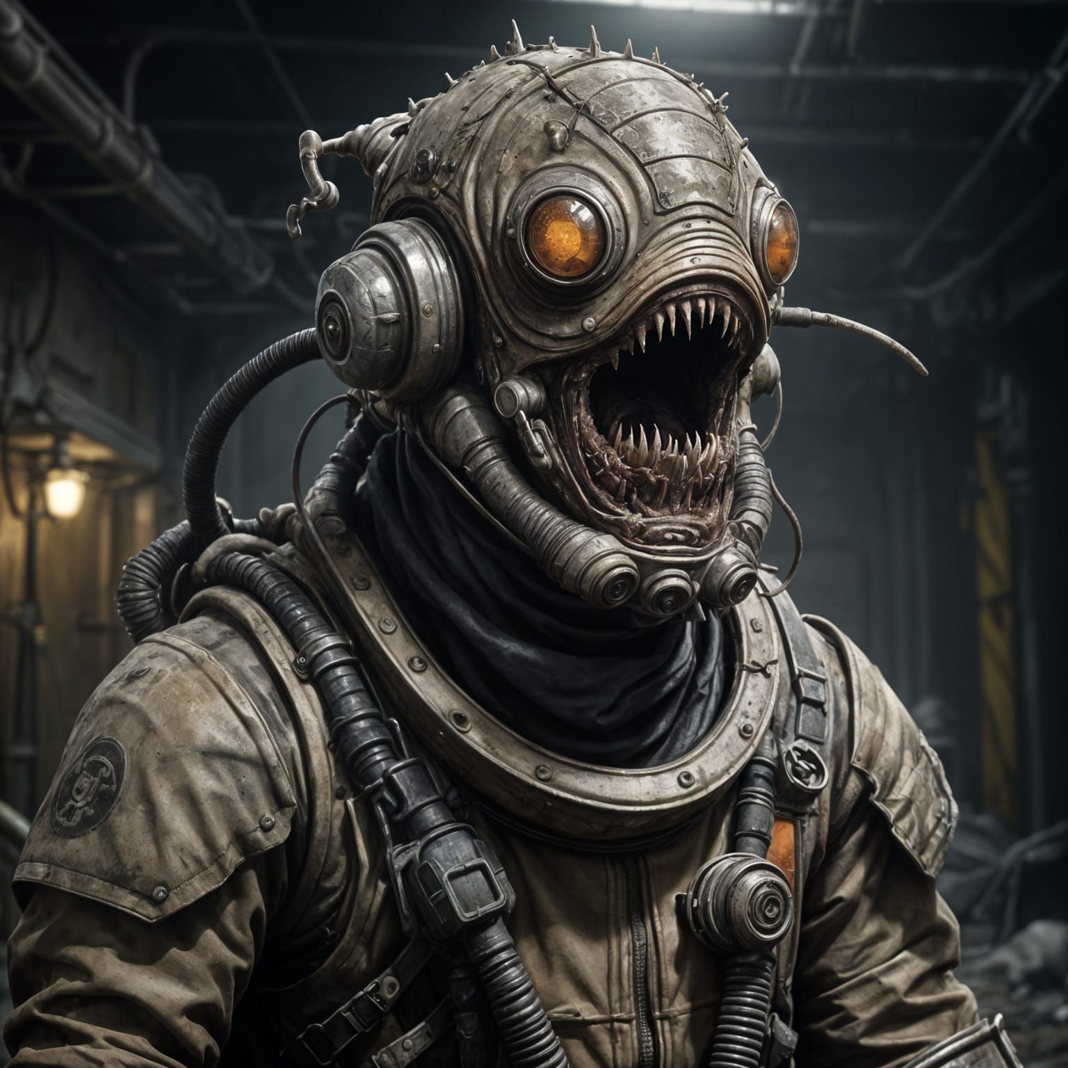 Sewer Wars Chronicles - Biter with yellow eyes #1