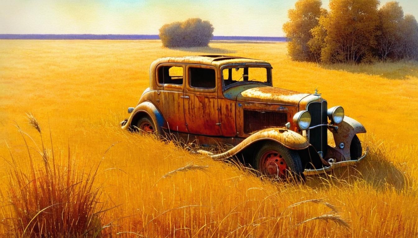 old 1930's car, Juggernaut XL v8
