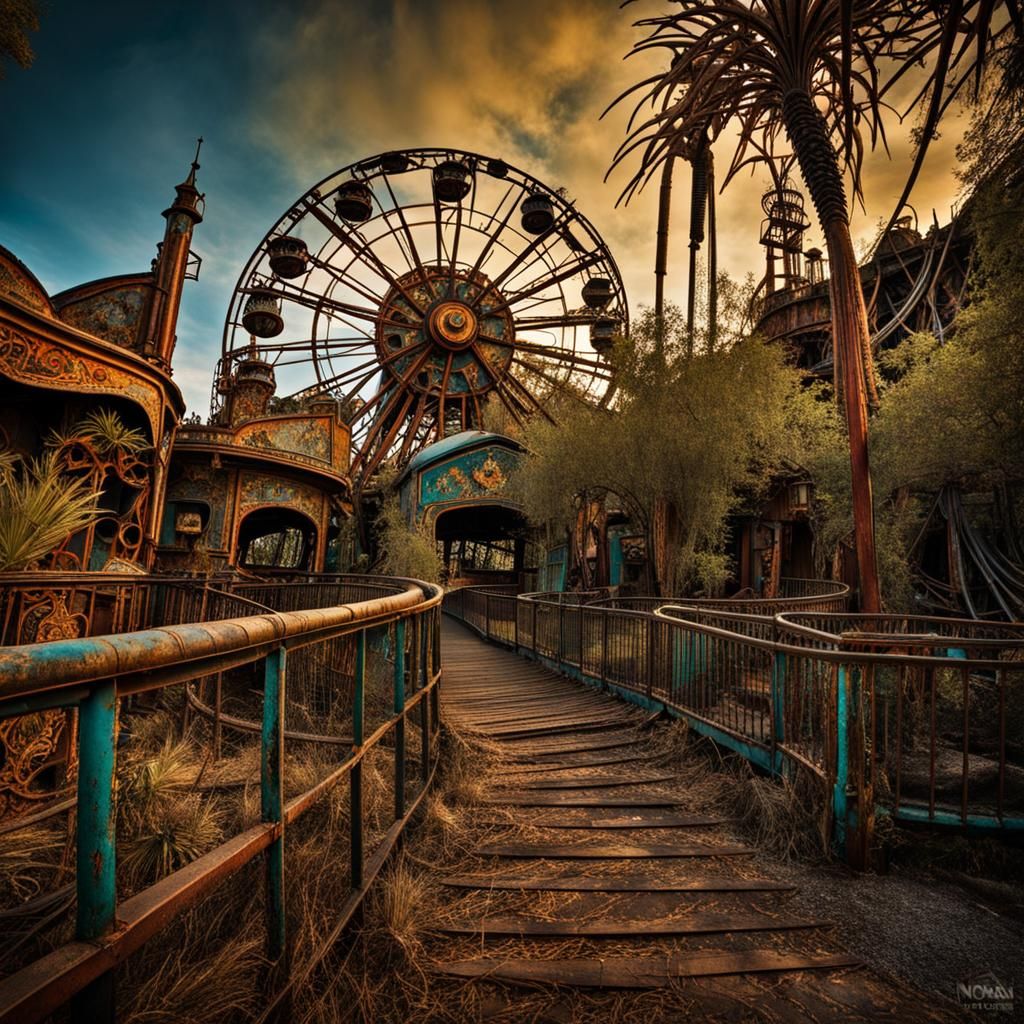 Ghost park  by @Ekhidna