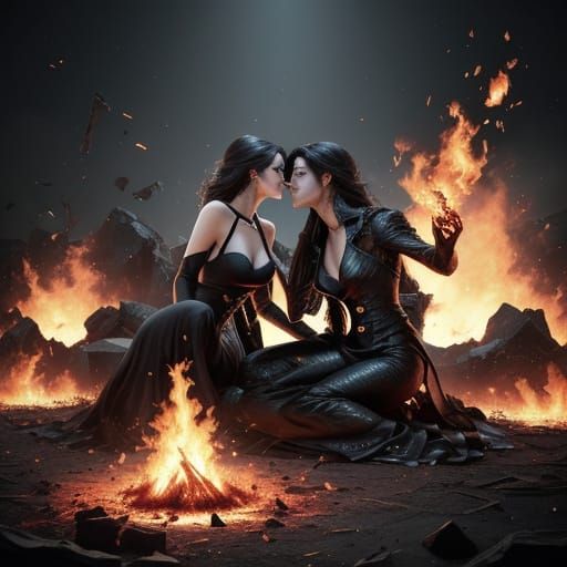 I know the pieces fit
'Cause I watched them fall away
Mildewed and smoldering
Fundamental differing
Pure intention juxtaposed
Will set two l...