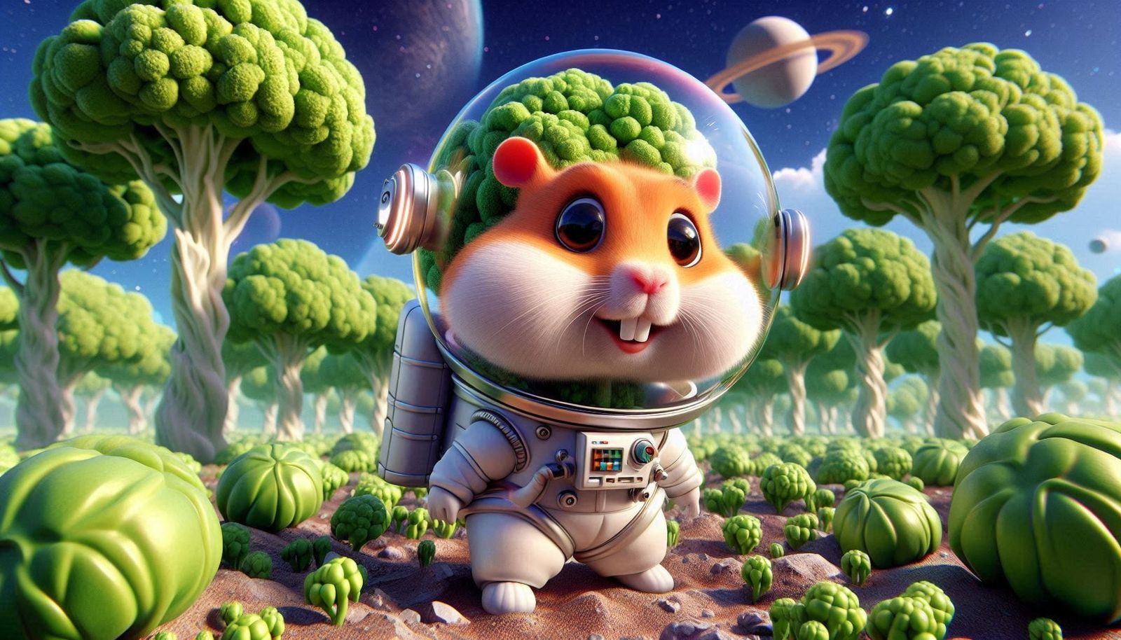 Hamstronaut: "Holy brocolli!" 🐹 02
