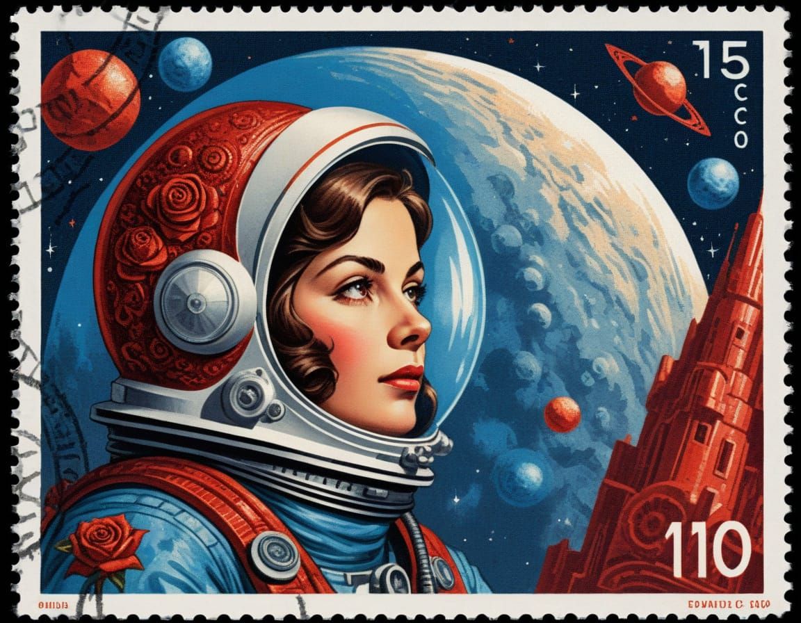 Space Stamps Russian Edition 28