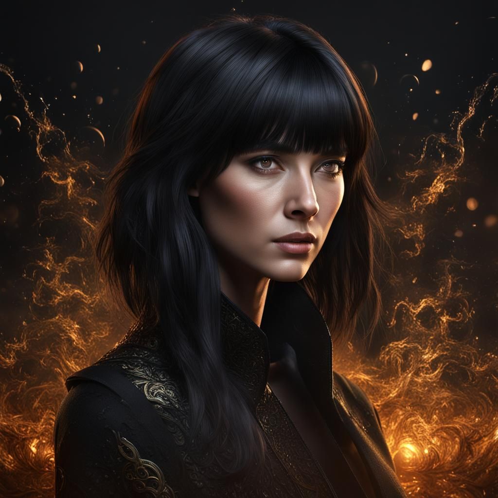 A woman is air and fire and lightness and strength