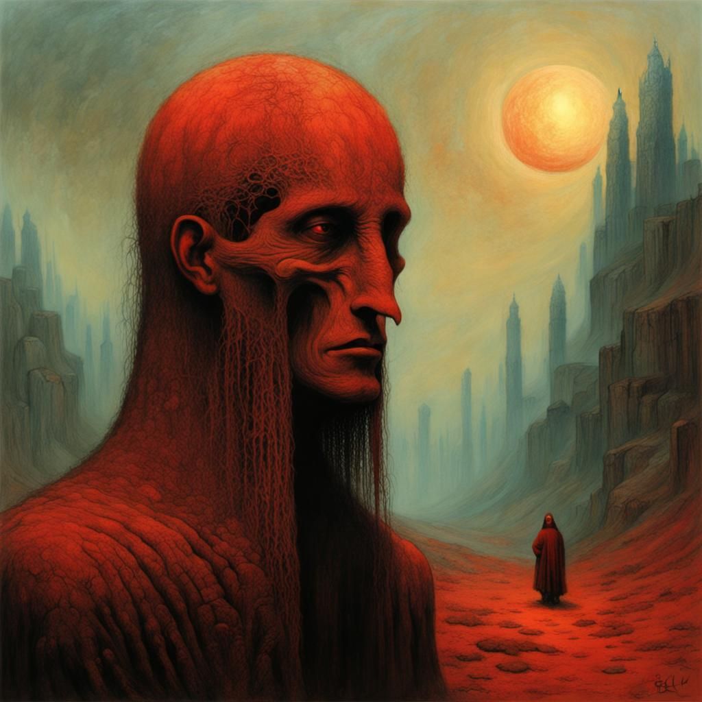 Erik the Red (by Zdzislaw Beksinski )