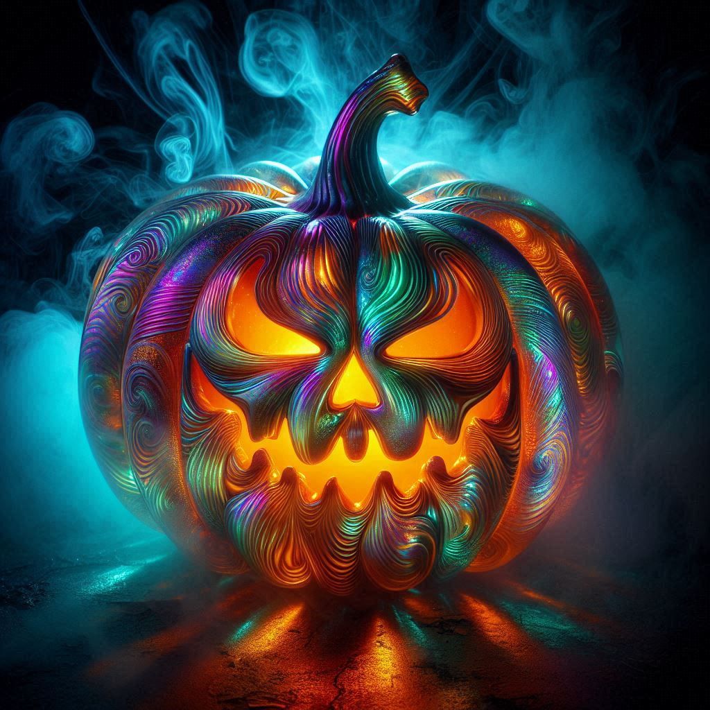 Fluorescent Pumpkin