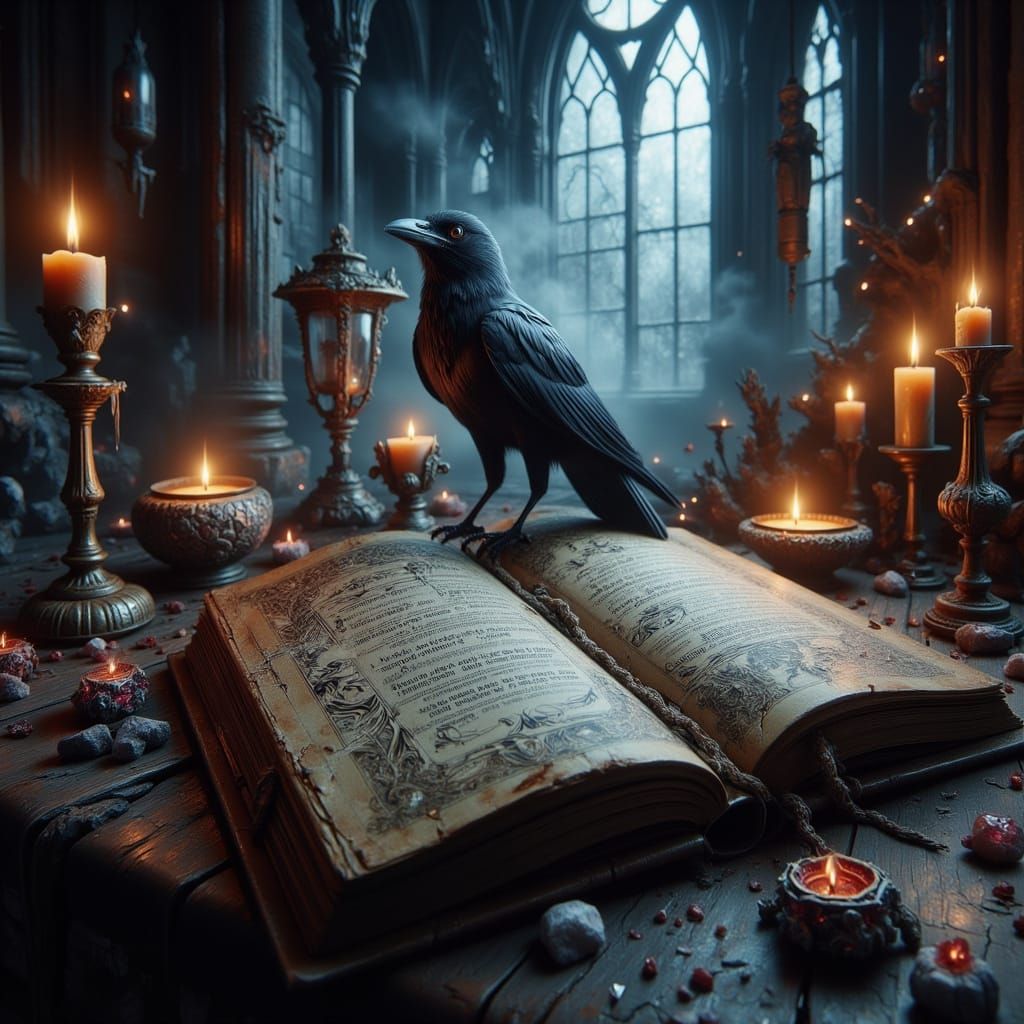 Mystical crow